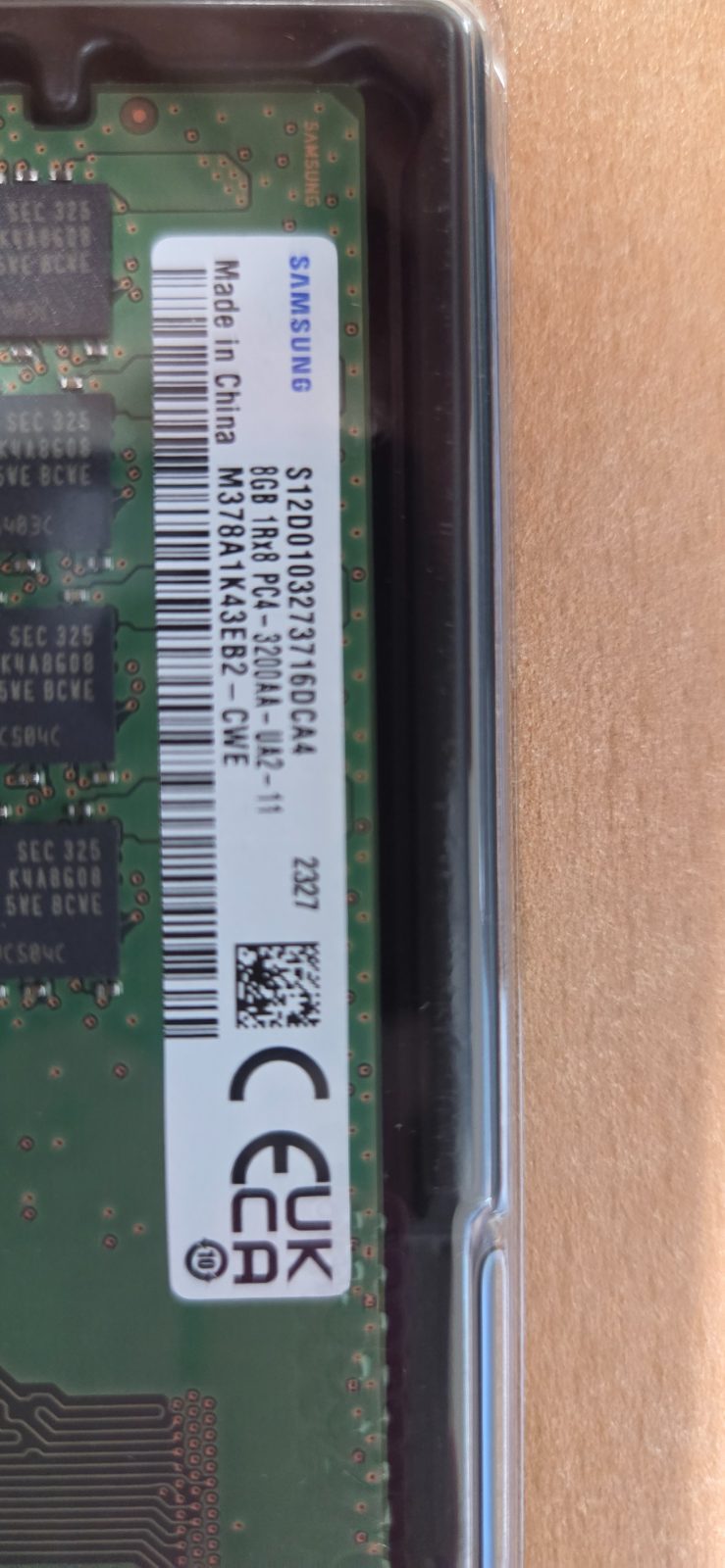 데스크탑용 DDR4 8GB 램 2장 세트(삼성전자)